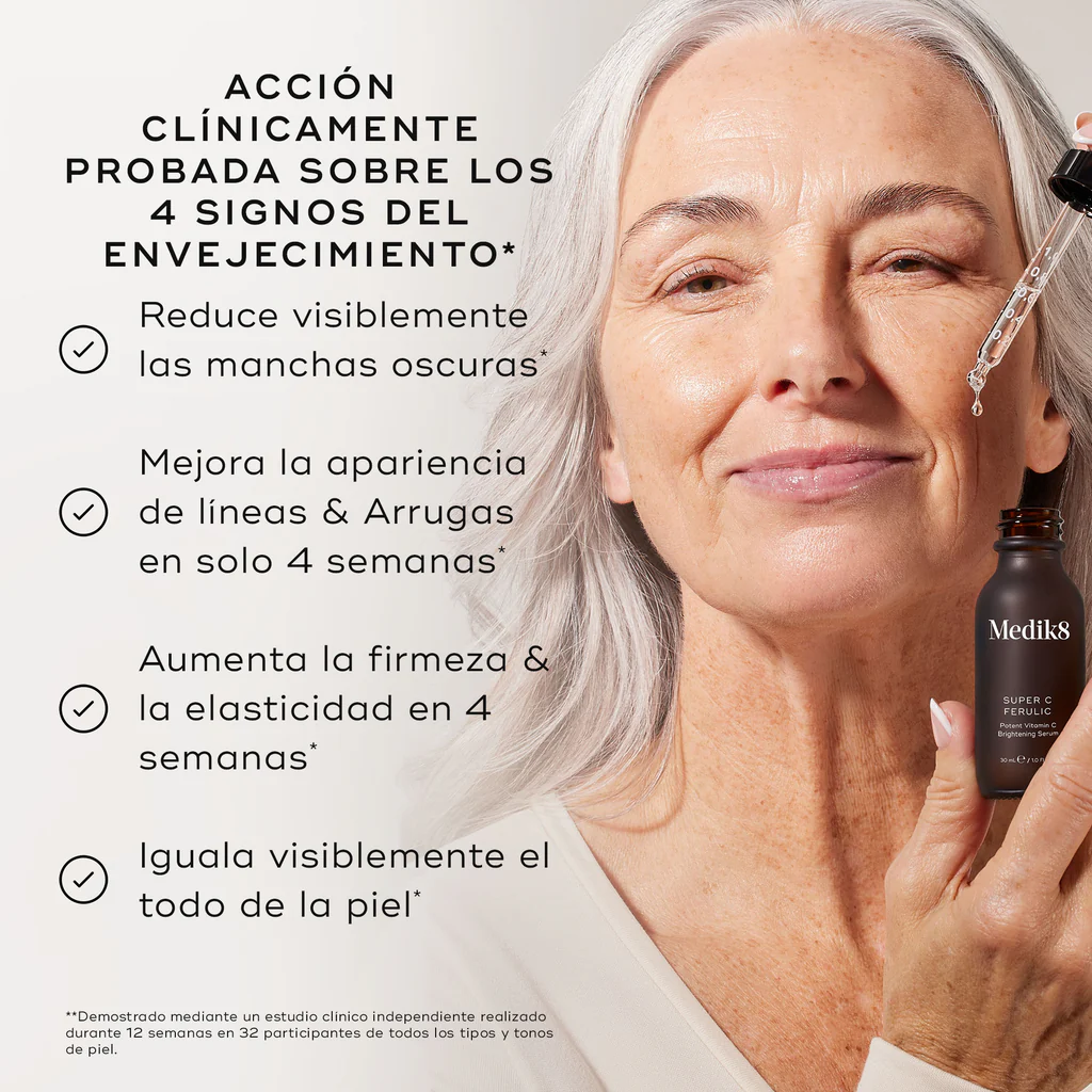 Super C Ferulic de la marca Medik8: Antiaging