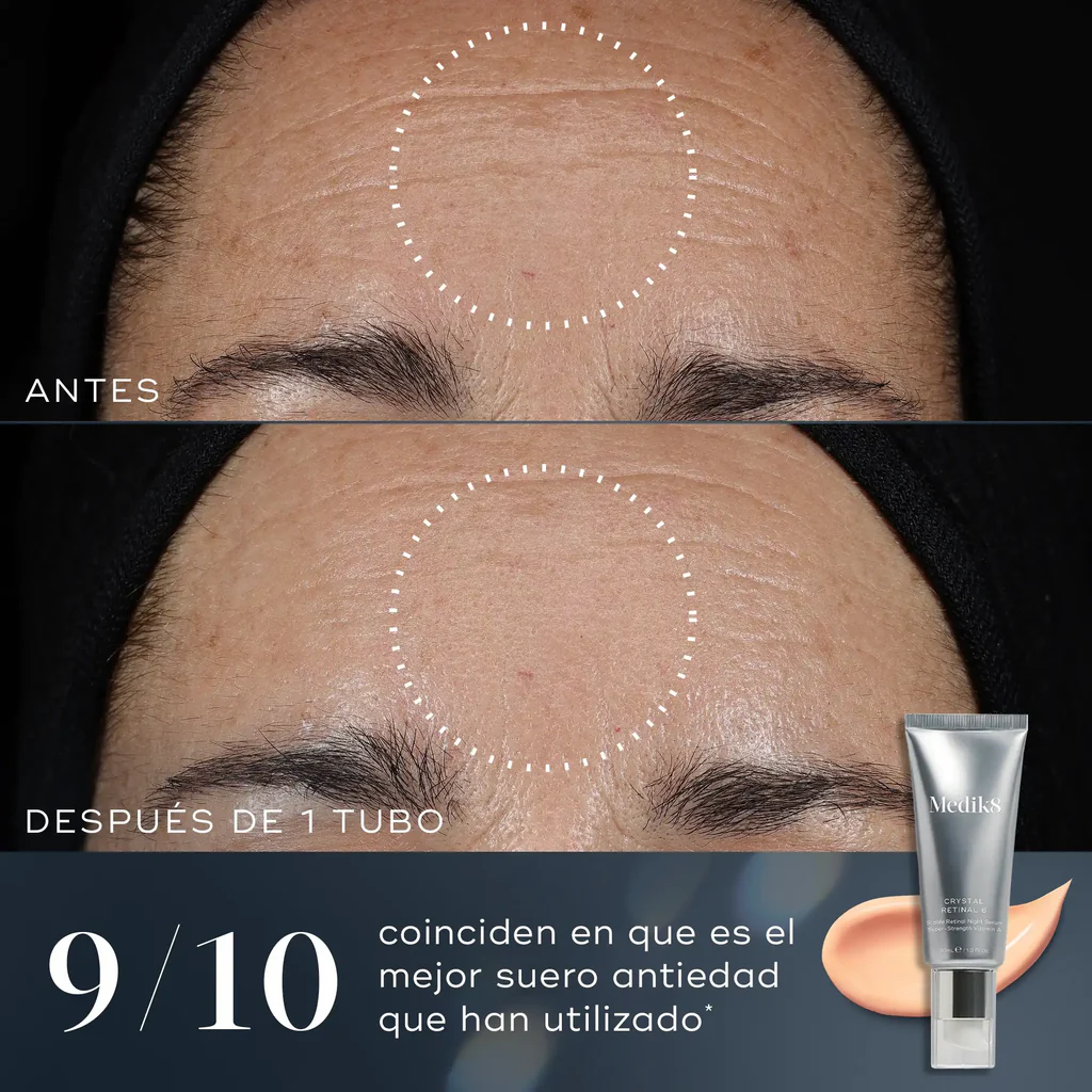 Crystal Retinal 10 de la marca MEDIK8: Resultados visibles