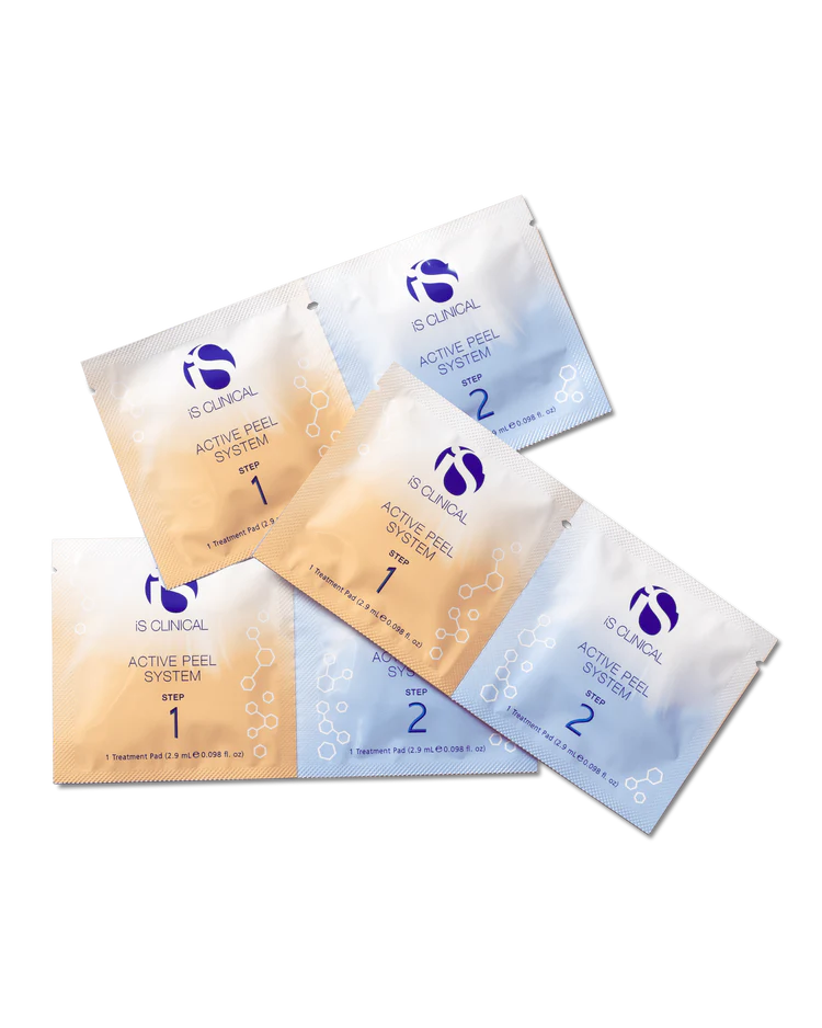 Active Peel System de la marca Is Clinical: Muestras de toallitas