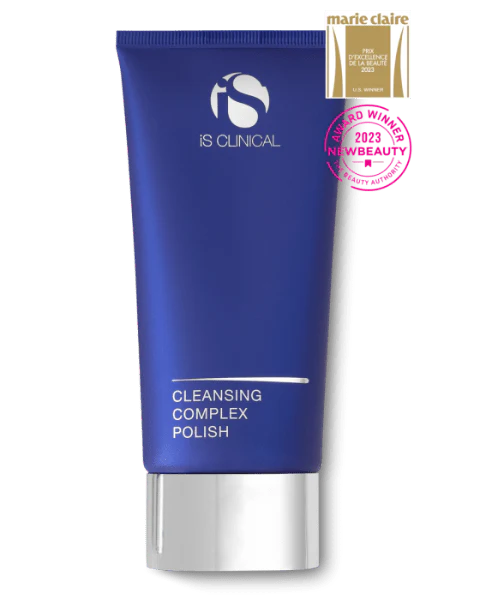 Cleansing Complex Polish de la marca Is Clinical: Producto con sellos de premios NewBeauty 2023 y marie claire 2023